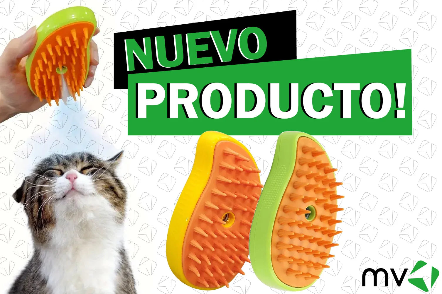 🐈 ¡Cepillo de vapor para mascotas! 🐩